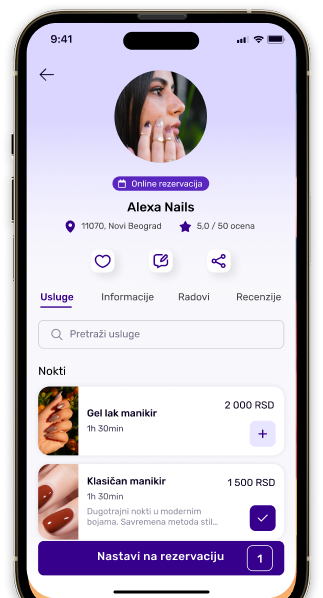 Wellmify app - search